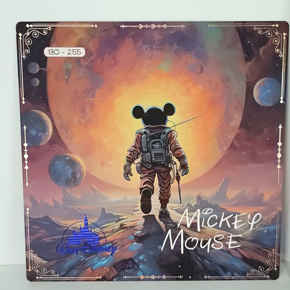 Mickey Mouse Space Disney 100 Limited Edition Art Card Print Big One 130/255